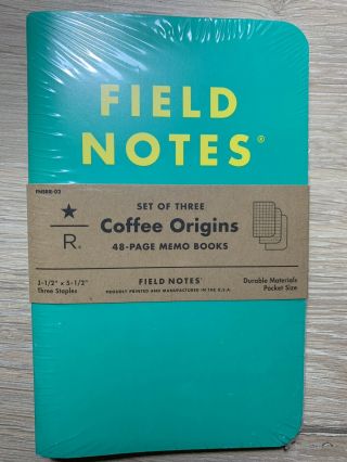 Field Notes Coffee Origins - -