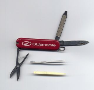 Oldsmobile Promo Keychain Pocket Knife Swiss Army Victorinox Rostfrei