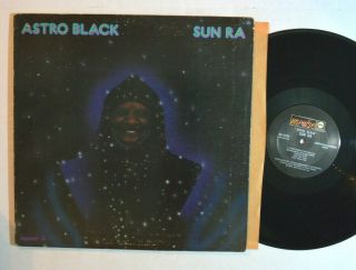 Jazz Lp - Sun Ra - Astro Black Gatefold 1973 Abc Impulse As - 9255 Jazz Vg,