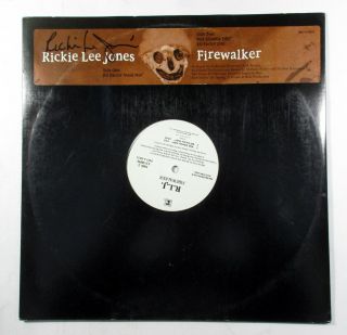 Rickie Lee Jones Signed Lp Record Album Firewalker W/ Auto