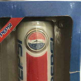 Pepsi Mini Clock Can vintage collectible 4