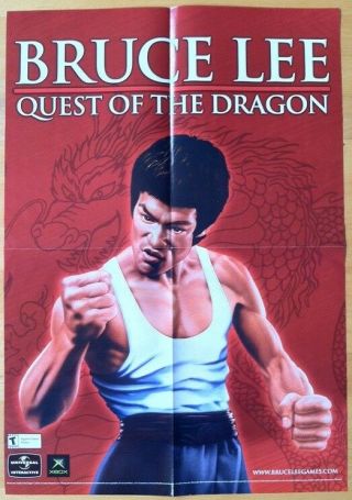 Bruce Lee Poster 14 " X 20 " Xbox