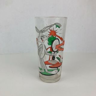1976 Pepsi Warner Brothers Glass Marvin Martian Bugs Bunny Looney Toons Faded