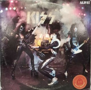 Kiss Alive Promo Lp Vinyl Record Aucoin Not
