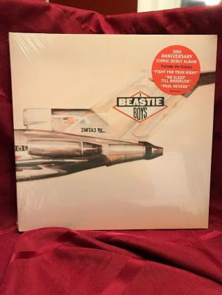 Beastie Boys Licensed To Ill 12 " Lp Vinyl 30th Anniversary Def Jam Hip Hop