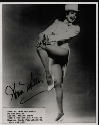 Ann Miller Hand Signed Autographed 8x10 " Photo W/coa - Tapping Into The Force