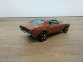 Hot Wheels Red Line 1968 Custom Mustang,  Copper,  in 5