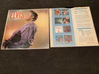 Elvis Presley Vintage - Elvis - 1956 First Pressing Rca Victor Lpm 1382