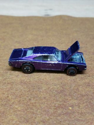 Hot Wheels Red Line Custom Dodge Charger Purple 1968