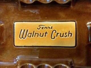 RARE Vintage Fenn ' s Walnut Crush Candy ASHTRAY Tobacco Sioux Falls Advertising 2