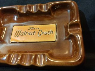 RARE Vintage Fenn ' s Walnut Crush Candy ASHTRAY Tobacco Sioux Falls Advertising 5