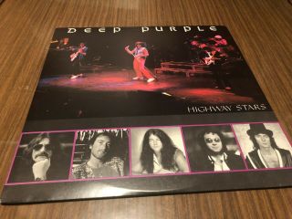 Deep Purple Highway Stars Rare Live Hard Rock With Insert Lp