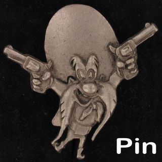 Pin Yosemite Sam Warner Bros Looney Tunes Wb Store Pewter Tie Tack 4265