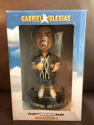Comedian Gabriel Iglesias Autographed Fluffy Bobble Head