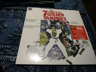 James Bernard Legend Of The 7 Golden Vampires Soundtrack Lp Colored Vinyl Mondo