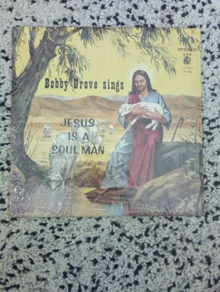 Bobby Grove Sings - Jesus Is A Soul Man Rare Private Press Lp