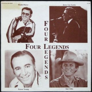 Four Legends (jerry Lee Lewis,  3) Rare 1st Press Lp
