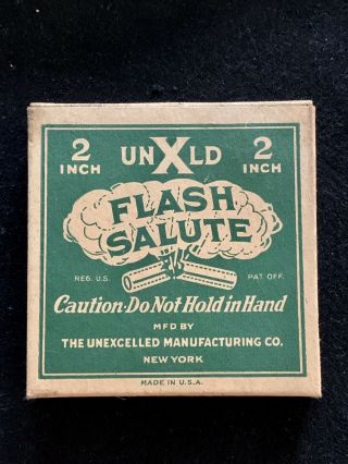 Firecracker Label/box Unxld Flash Salute 2” Complete (5)