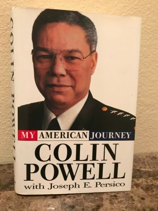 Colin Powell Signed 1995 Autobiography " My American Journey " - First Edition