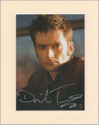 David Tennant Doctor Who Authentic Signed Mounted Autograph Photo &