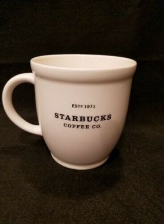Starbucks 2007 Starbucks Coffee Mug Cup Barista Abbey 18 Oz