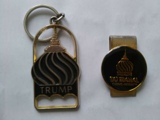 Trump Taj Mahal Money Clip And Keychain