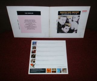 Depeche Mode The Singles 1981 - 85 Lp 1985 Mute 1st Press,  Inner Rare