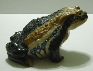 Vintage Ceramic Pottery Frog Toad Figurine Japan Amphibian Kelvin 