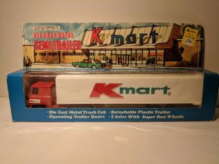 Vintage K Mart Semi Tractor Trailer Truck K - Mart Promo Brand Hk
