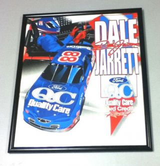 Dale Jarrett 88 Ford Nascar Racing Sign Framed Bar Sign Rec Room Signs 1 Xq6