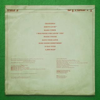 Kiss - Dynasty,  unique korea vinyl lp Monochrome Cover (Red Cover) VG / EX - (EX) 2