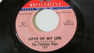 DETROIT NORTHERN SOUL 45 THE FABULOUS PEPS WHEELSVILLE LABEL WITH THESE EYES 2