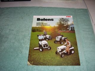 Bolens Tractors Color Sales Brochure 1977,  11xl,  H16xl,  Qt16,  G14,  Ht20