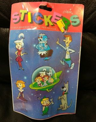Vintage The Jetsons Stickers 1990 Hanna Barbera,  Gibson,  &
