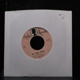 The Uniques - All These Things / Tell Me What To Do 7 " - Vinyl 45 Paula 238