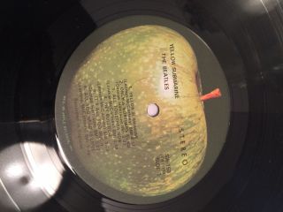 1969 APPLE THE BEATLES YELLOW SUBMARINE VINYL LP NEAR RARE Red Lin 4
