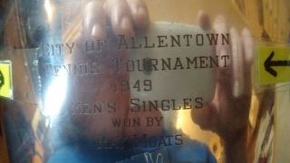 Rare Vintage Apollo Trophy Ice Bucket 1949 Tennis Tournament