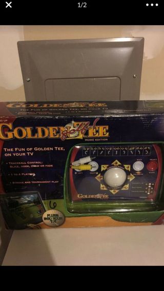 Jakks Pacific Golden Tee Golf Plug And Play Arcade Video Game Tv Edition