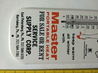 Vtg Koehring Service Supply Corp East Petersburg Harrisburg PA Thermometer PinUp 6