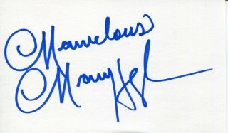 Marvelous Marvin Hagler Middleweight Boxing Champ Hof Signed Autograph