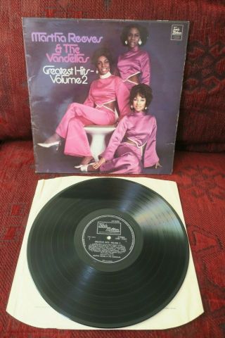 Martha Reeves & The Vandellas Greatest Hits Vol 2 1973 Uk Tamla Motown Vinyl