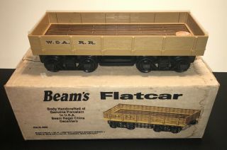 Jim Beam " Flat Car " Decanter