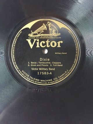 Victor Military Band - Dixie / Yankee Doodle - Victor 17583 78rpm