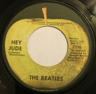 The Beatles / Hey Jude - Revolution / Apple All Rights Reissue 1975