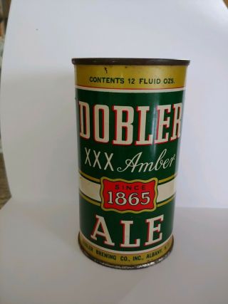 Dobler Xxx Amber Ale Flat Top Beer Can Albany N.  Y.