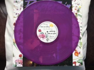 Prince and The Revolution - Purple Rain In Purple Vinyl (1984) c/w poster. 4