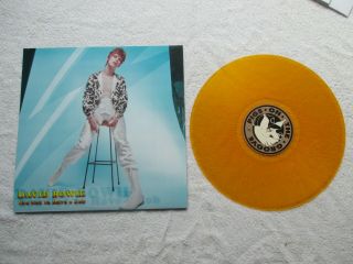 David Bowie " You Got To Have A Job " Ltd Ed Orange Vinyl With Poster &