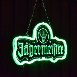 Jagermeister Neon Signs Beer Bar Pub Party Homeroom Windows Decor Light For Gift