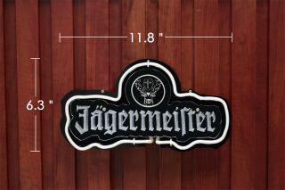 Jagermeister Neon Signs Beer Bar Pub Party Homeroom Windows Decor Light For Gift 3