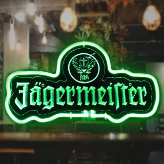 Jagermeister Neon Signs Beer Bar Pub Party Homeroom Windows Decor Light For Gift 4